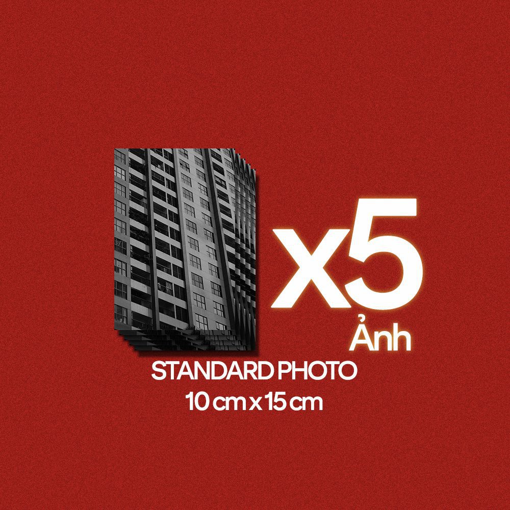 Gói 5 ảnh 10 x 15cm
